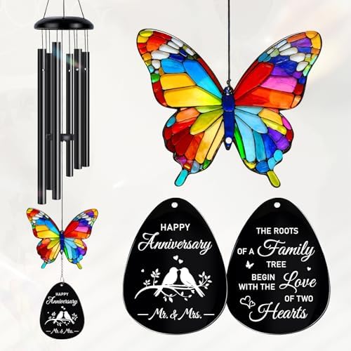 Anniversary Wind Chimes Gifts for Couples,Mr & Mrs Gifts