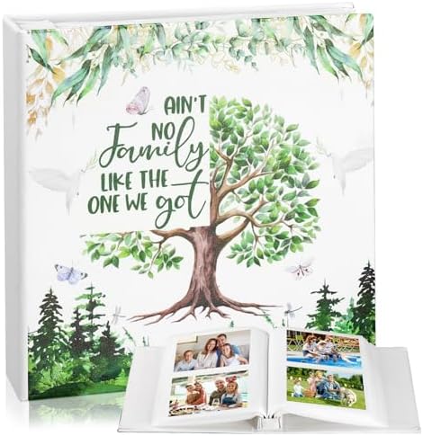 Dunzoom Family Reunion Photo Album 200 4x6, Leather Wedding Memory