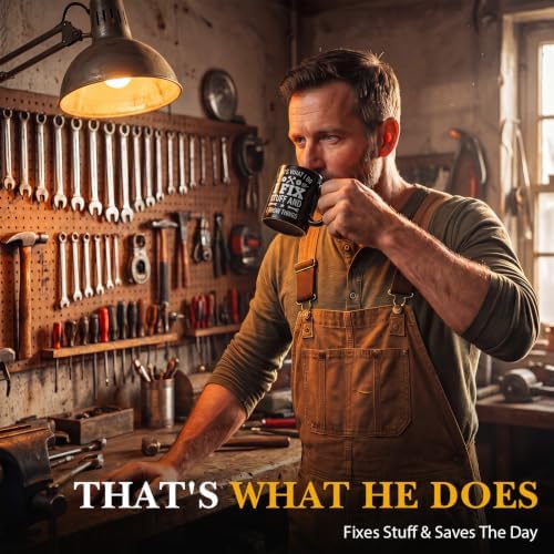 I Fix Stuff and I Know Things 9 Pcs Birthday Gift for Men