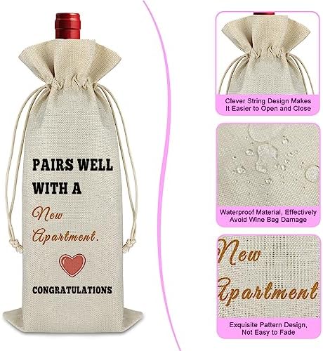 New Apartment Gifts Housewarming Gift for New Home Owner Drawstring