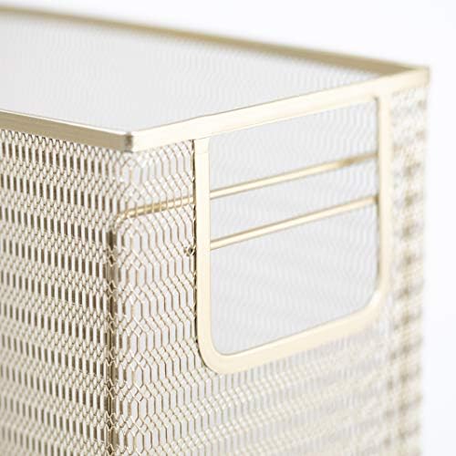 BLU MONACO | Gold Desk File Folder Organizer Set | Desktop Hanging