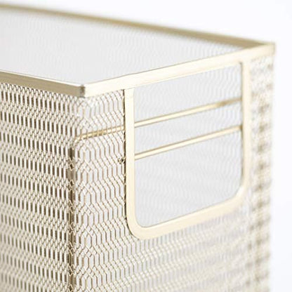 BLU MONACO | Gold Desk File Folder Organizer Set | Desktop Hanging