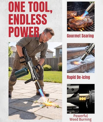 Powerful Propane Torch Gun, Gift for Men Dad, Culinary Blow Kitchen