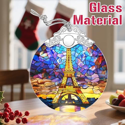 Christmas Ornaments: Stained Glass Ornament, Christmas Tree Ornament