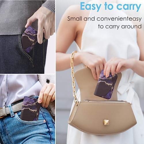 Business Card Holder,PU Leather Business Card Case Color Printing