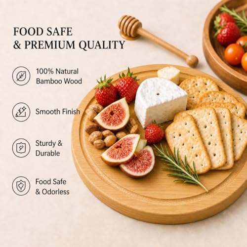 Maxcheck 1 Set Baby Shower Wedding Cheese Board Gifts for Guests