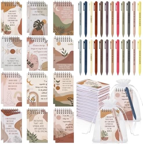 Kosiz 48 Pcs/24 Set Positive Affirmation Gifts Bulk for Women Pocket