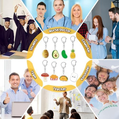 Landical Positive Food Keychain Food Service Gift