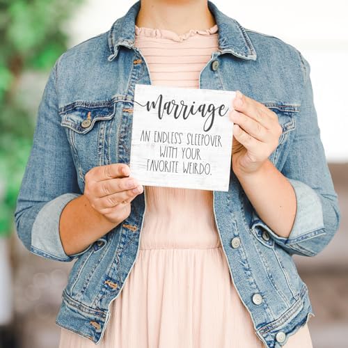 Simply Said, INC Small Talk Couples Sign - Marriage: An Endless