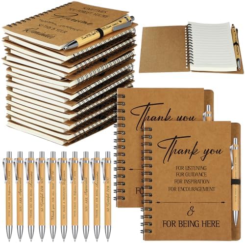 Glenmal 60 Pcs Thank You Gift Set Include Spiral Inspirational