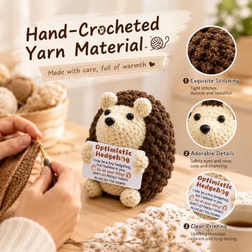 Mini Cute Hedgehog Gifts, Best Friend Friendship Gifts for Women Men