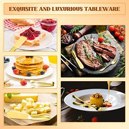 Cheese Butter Spreader Knives Set Charcuterie Accessories 16 Pieces