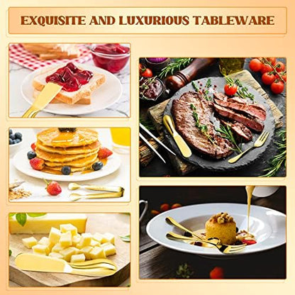 Cheese Butter Spreader Knives Set Charcuterie Accessories 16 Pieces