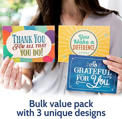 24 Appreciation Cards with Envelopes - Team Gifts, Teacher Gifts Bulk