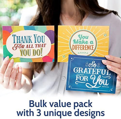 24 Appreciation Cards with Envelopes - Team Gifts, Teacher Gifts Bulk