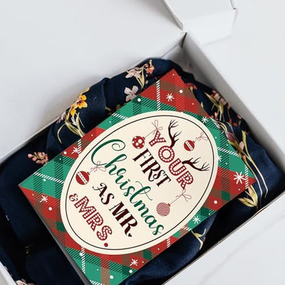 SuperShunhu Heartfelt First Christmas Card for Newlyweds, Xmas Gift