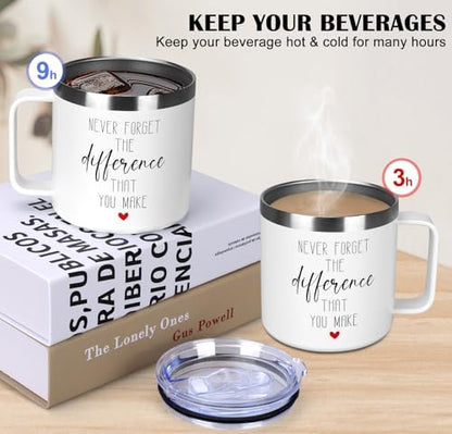 Thank You Coffee Mug for Coworkers Women Nurse Teacher Travel Cup Boss
