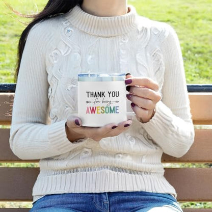 SANDJEST Inspirational Gifts for Women Thanks for Being Awesome