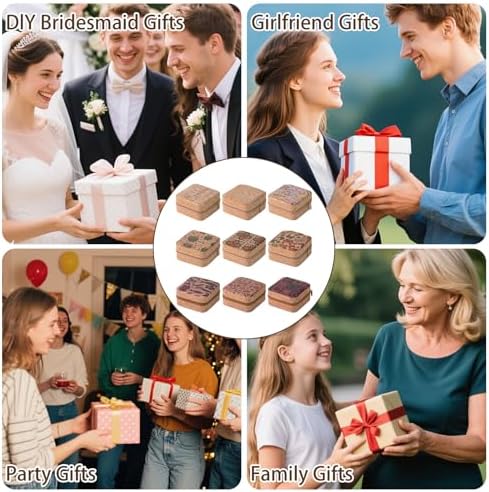 9 Pack Travel Jewelry Box Gifts for Pooja Jewelry Travel Case Box