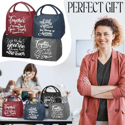 24 Pcs Inspirational Lunch Bags, Team Appreciation Gifts Bulk