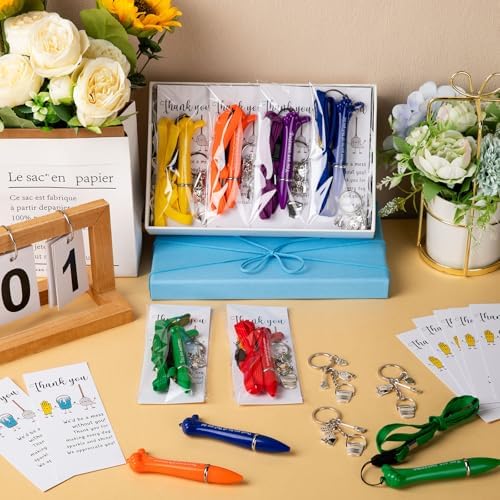 Suncalla 36 Sets Housekeeping EVS Week Gifts Thumb up Pen Keychain