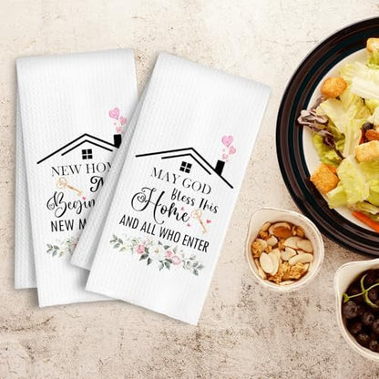 New Home Gifts Kitchen Towels, Housewarming Gifts for New House Dish