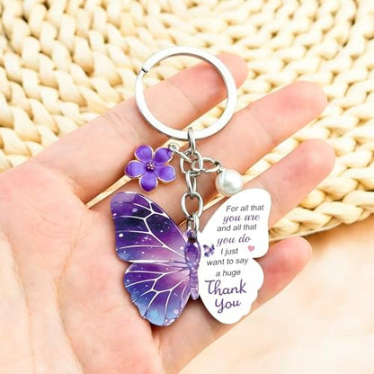 Ikacvb Purple Gifts For Women Friend Thank You Gifts Butterfly
