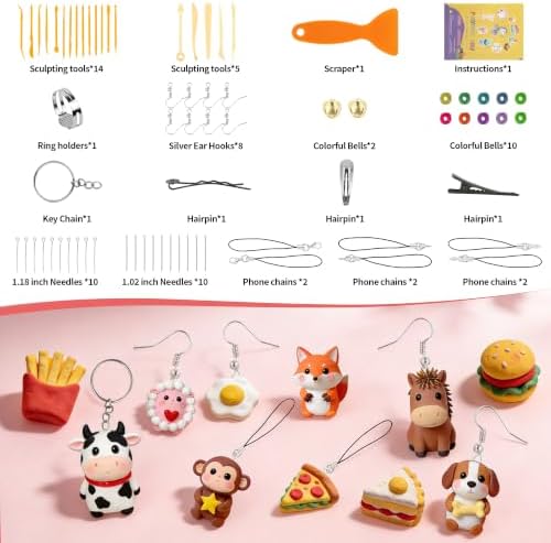 Artpar Polymer Clay Kit,102 Colors Modeling Clay for Kids,Oven Bake