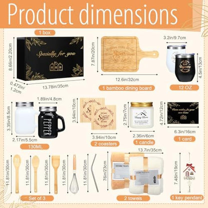 Housewarming Gifts New House -19 Pcs Closing Gifts for Couple Friend