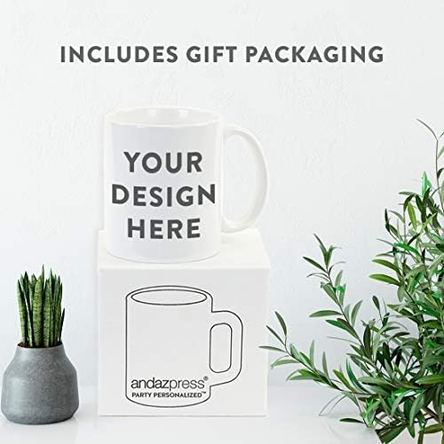 Andaz Press 11oz. Mother's Day Coffee Mug Gift, Peach Flowers Florals