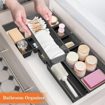 25 PCS Plastic Drawer Organizer, Versatile Organizer Trays & storage