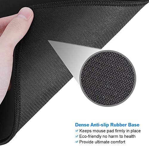 BOSOBO Mouse Mat, Round Mouse Pad with Tree of Life Design, Non-Slip