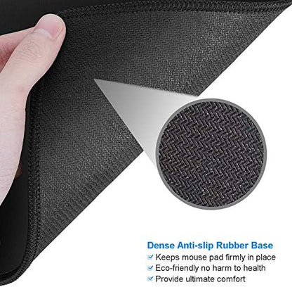 BOSOBO Mouse Mat, Round Mouse Pad with Tree of Life Design, Non-Slip
