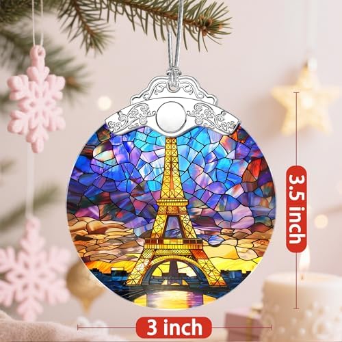 Christmas Ornaments: Stained Glass Ornament, Christmas Tree Ornament