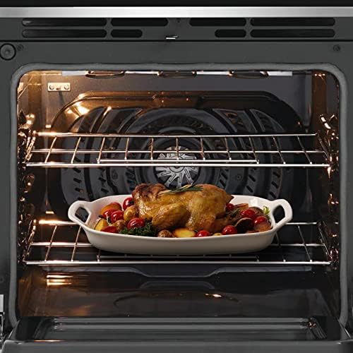 DOWAN Serving Tray with Handles, 15.4" Large Platters for Wedding