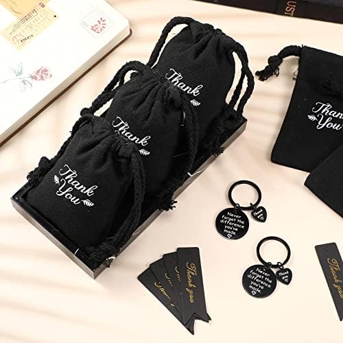 Yinkin 36 Pcs Employee Appreciation Gift Bulk Thank You Keychain