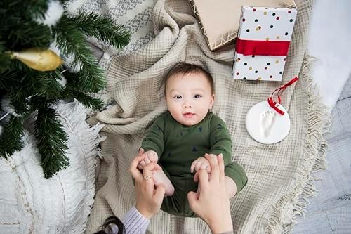 Pearhead Babyprints Ornament, Baby's First Christmas Holiday Keepsake