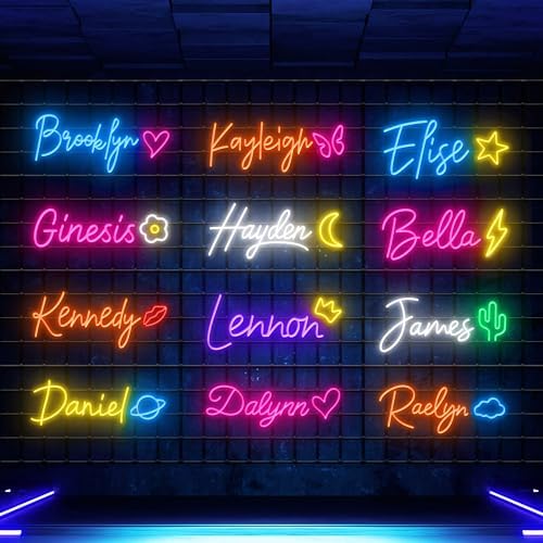 SELICOR Custom Neon Sign Personalized Neon Sign for Wall Décor