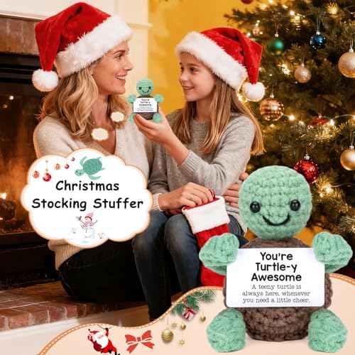 Mini Funny Turtle Birthday Gifts for Women Men Christmas, Thanksgiving