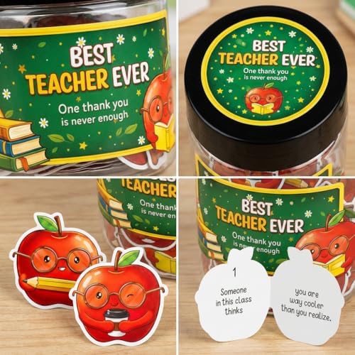 Teacher Affirmation Gifts – 60 Positive Apple Teacher Appreciation