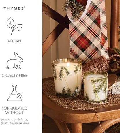 Thymes Frasier Fir Pine Needle Candle – Holiday Candles for Home