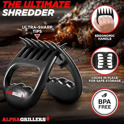 Alpha Grillers Meat Shredder Claws BBQ Pulled Pork Bear Claws for