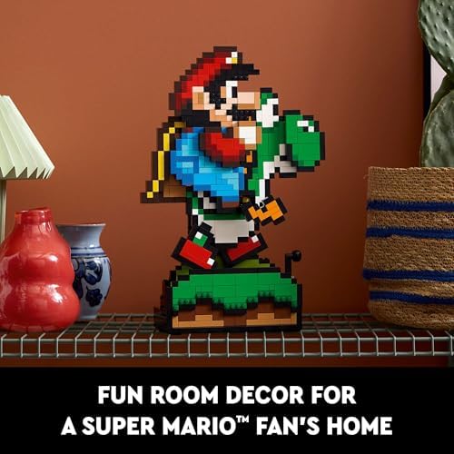 LEGO Super Mario World: Mario & Yoshi Building Set for Adults, Ages