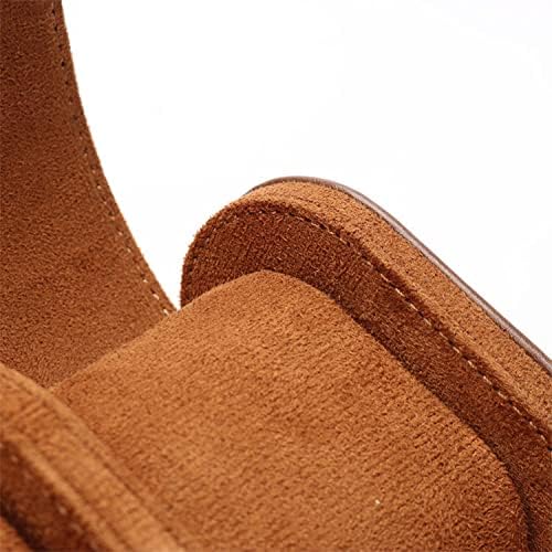Watch Roll Travel Leather Case - Brown Single Watch Gift Box with