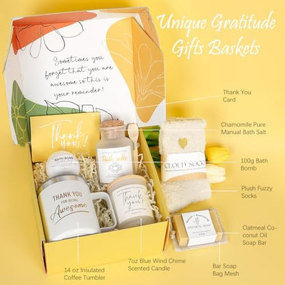 Thank You Gifts for Women, 8pcs Employee Appreciation Gifts Baskets