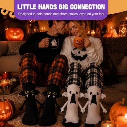 Halloween Holding Hands Socks, Fun and Quirky Gifts for Couples family