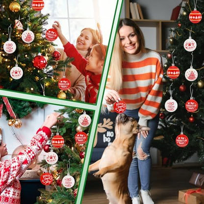 Roowest 18 Pcs Dogs Christmas Tree Ornament 2.36 Inch