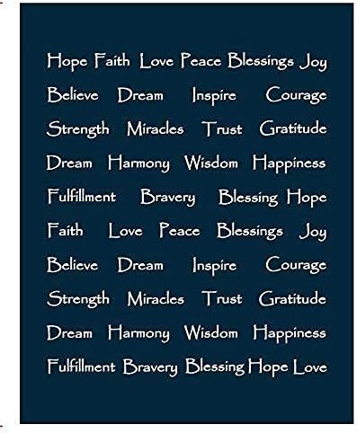 Chanasya Premium Harmony Inspirational Words Faux Fur Throw Blanket
