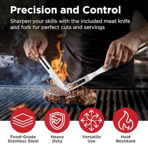 Kaluns Grilling Accessories, Dad Gifts for Christmas, Heavy Duty