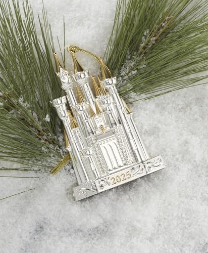 Lenox 2025 Disney Christmas Cinderella Castle Hanging Ornament